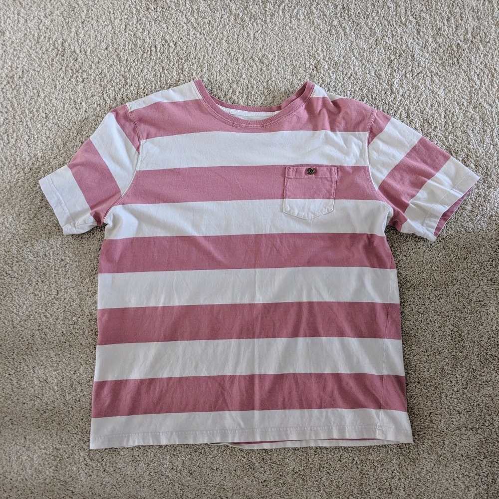 Taylor Vintage Pink and Cream Tee